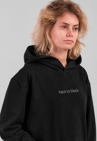 Back to Black Hoodie for Her